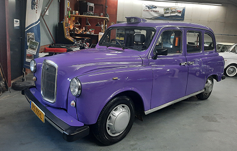 Rover London taxi Paars uit 1996 PZ-771-L