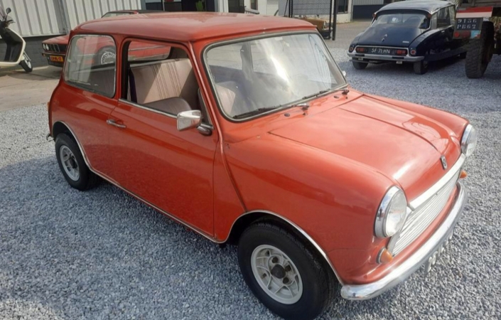 Mini classic rood 1977