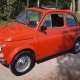 Fiat 500 R 1972 rood